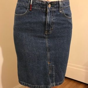 Vintage Tommy Hilfiger denim pencil skirt